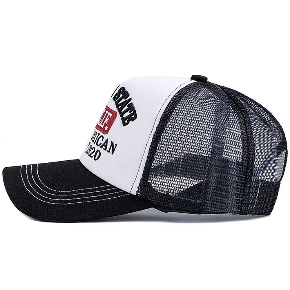 Heißer Verkauf Unisex Fashion Trucker Caps Golden State California Bestickte Mesh-Baseballkappe für Herren Damen Outdoor-Hüte und -Kappen – Detail 8