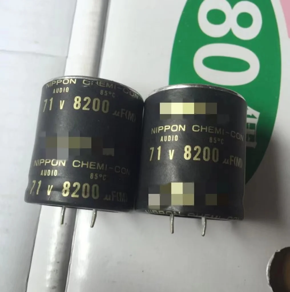 

2 шт., электролитический конденсатор NIPPON 8200 мкФ 71V 35x40MM NCC 8200UF71V