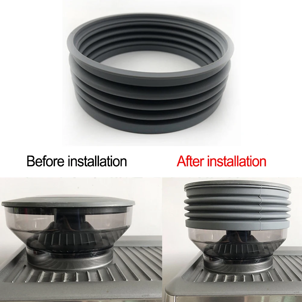 Soffietto In Silicone Per Breville Barista Express Dose Tramoggia Macchina Da Caffè Bean Silo Compression Roll Coffeeware Accessorio Da Cucina 