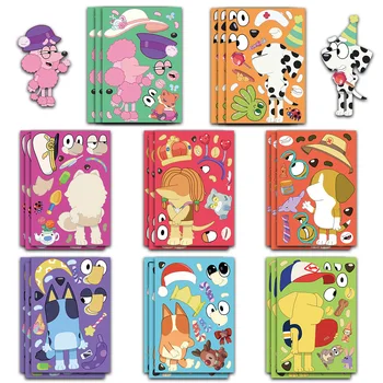 8 pezzi di cartoni animati carino bruy collage creativo adesivi classici per bambini scrapbook custodia per telefono notebook adesivi decorativi per chitarra