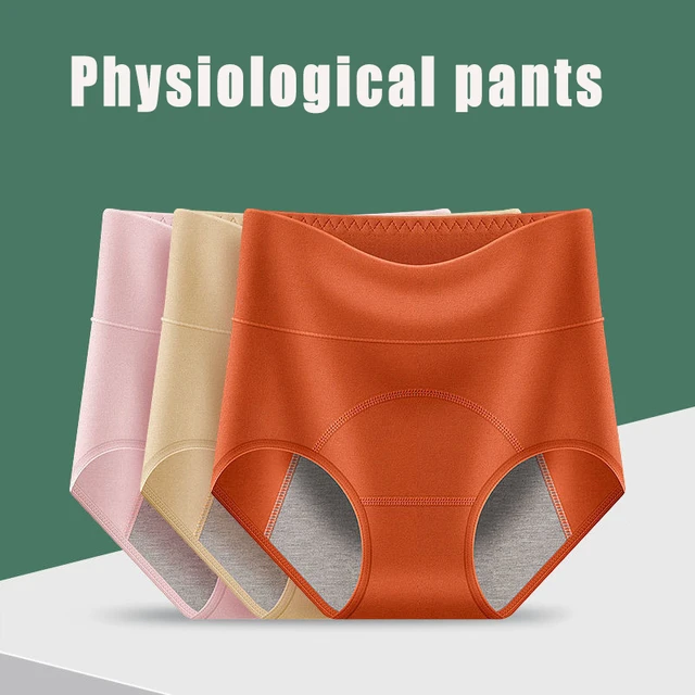 Menstrual Period Panties Leak Proof High Waist Warm Physiological Pants  Cotton Ladies Female Lengthen Briefs Women Underwear - AliExpress