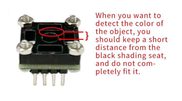 Color recognition sensor module RGB tri-color illumination color temperature det
