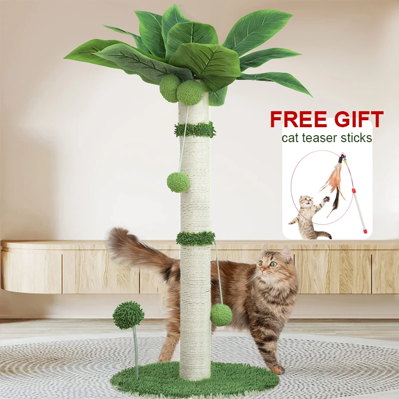 Cat Scratching Post 33 inch Tall Scratching Post for Cats Large Cat