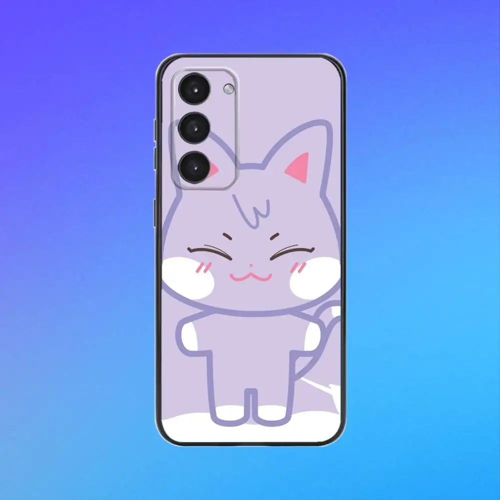 Stylish Black Soft Phone Case with Cute Design