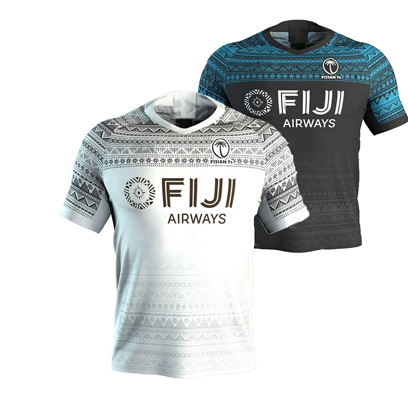 2020-2021 Fiji home-away rugby jerseys Short sleeve T-shirt S-3XL 