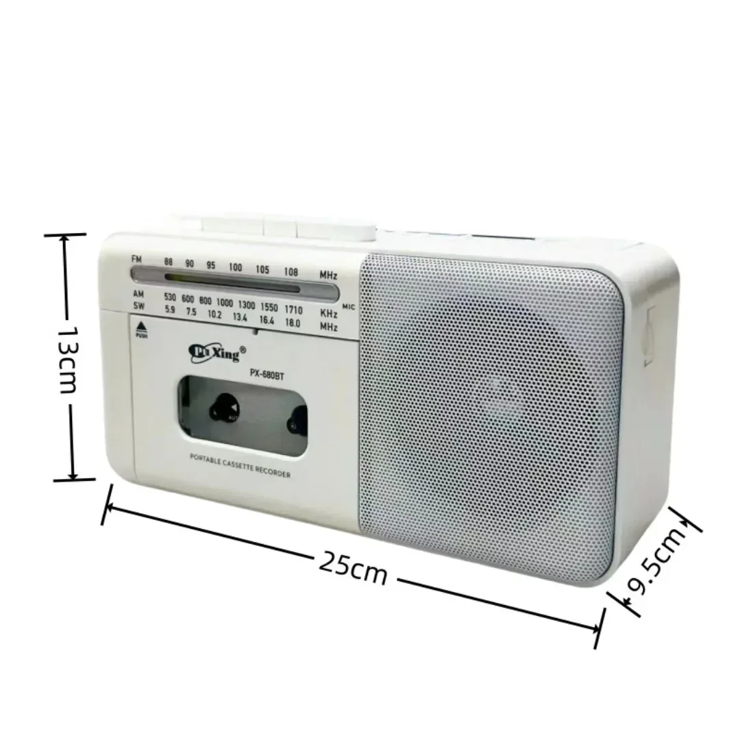 

Retro Wireless Bluetooth Card Speaker Stereo Surround Portable HIFI Tuned Speaker Subwoofer with FM/TFcard Caixa De Som