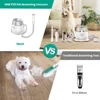 INSE P20 Pet Grooming Kit & Vacuum Suction 99% Pet Hair, Professional Grooming Clippers with 5 Grooming Tools for Dogs Cats and 5