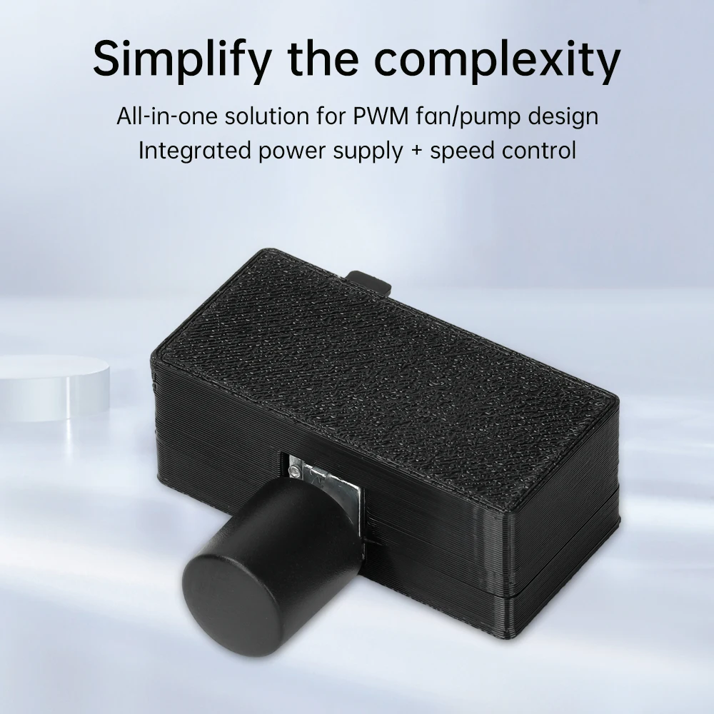 Description Picture 6 of itemDC 12V Output Fan Speed Controller 4-Pin PWM Fan Governor Type-C USB Power Supply DIY Watercooling Cooler High Power