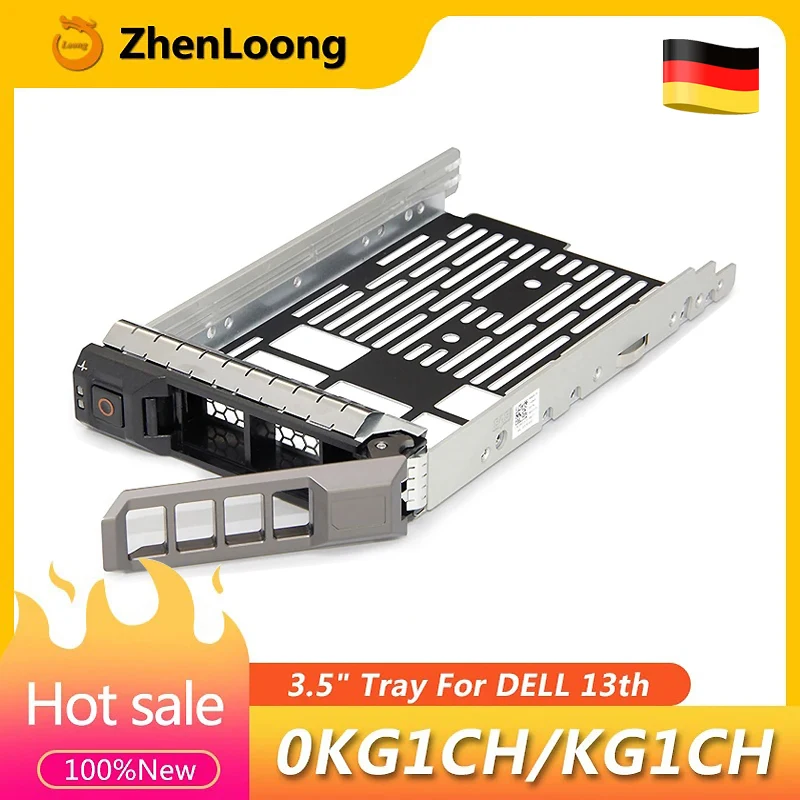 Nuovo E Origine 0 Kg1Ch 3.5 ''Sas Sata Server Vassoio Caddy Per Dell Poweredge R730 R630 T640 T630 T340 T440 Nx3230 Kg1Ch