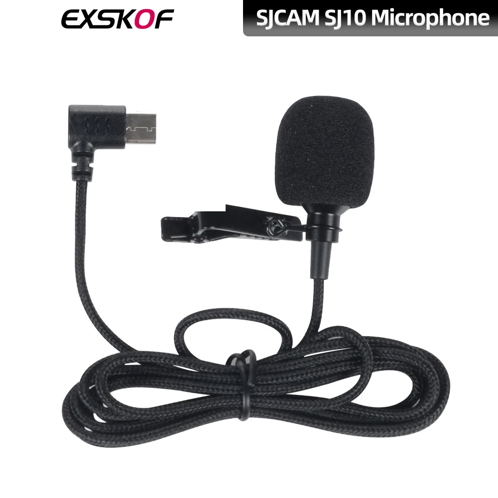 Для SJCAM SJ10 PRO Оригинальный Микрофон внешний порт типа C для SJCAM SJ11 / SJ10 PRO / C200 / SJ10X / SJ8 Pro / A10 / A20