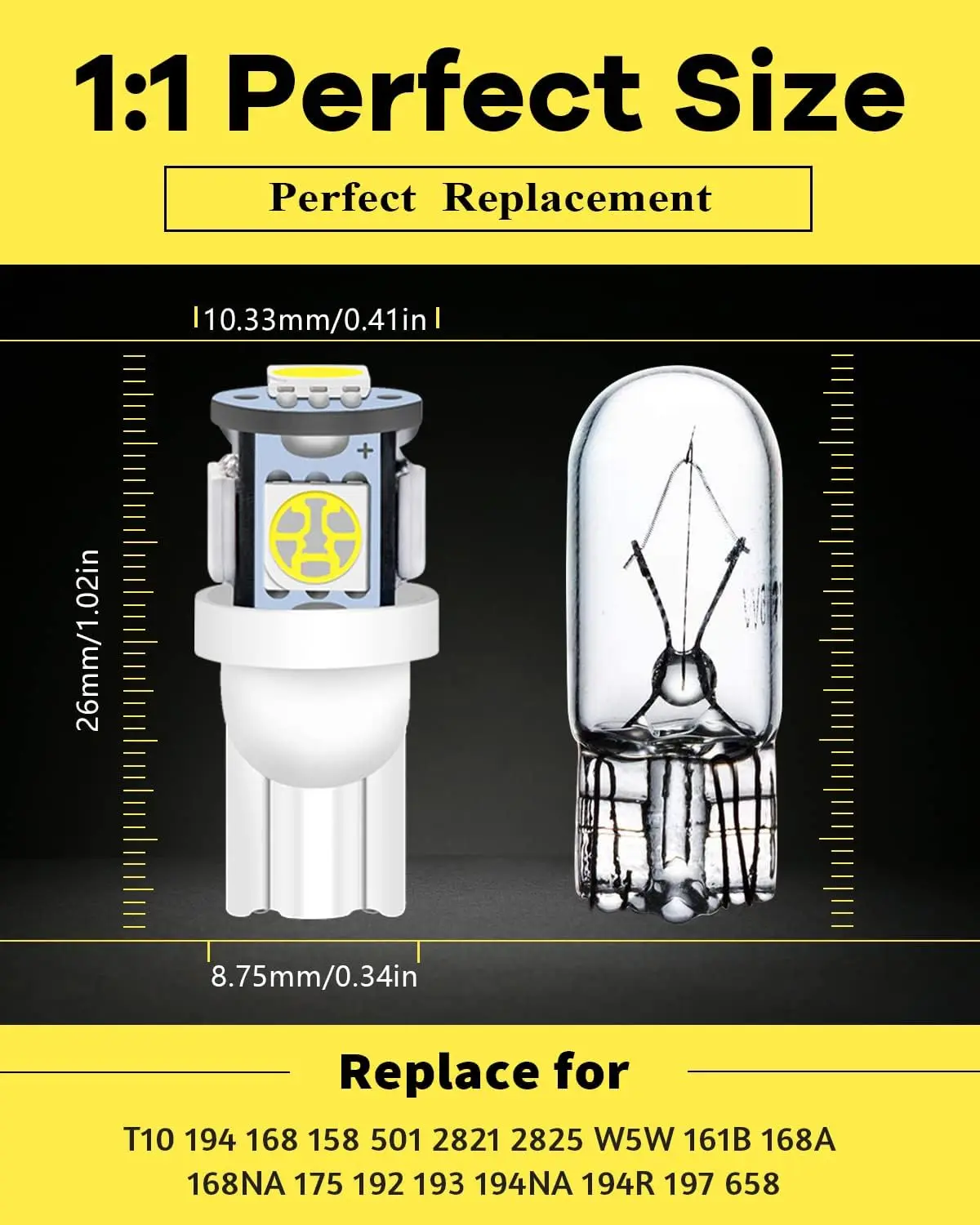 Рисунок 2 - Белые светодиодные лампы PC194