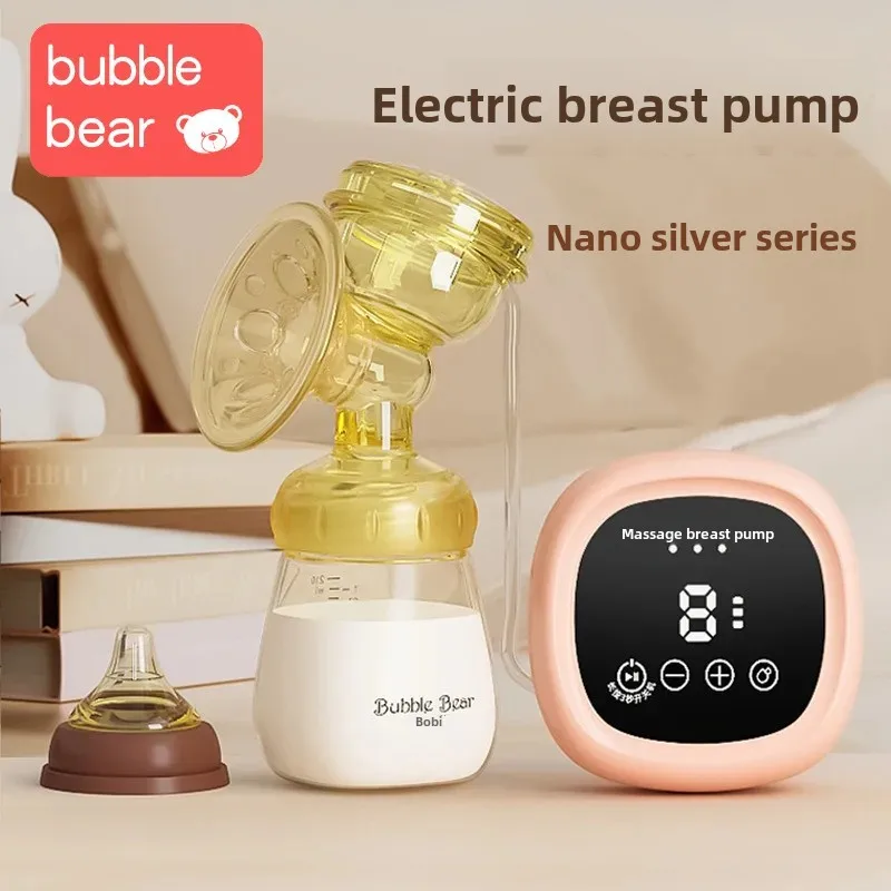 Automatic Electric Breast Pump Silent Comfortable Nano Silver Rechargeable Mother Baby Supplies Manual Breast Pump From China