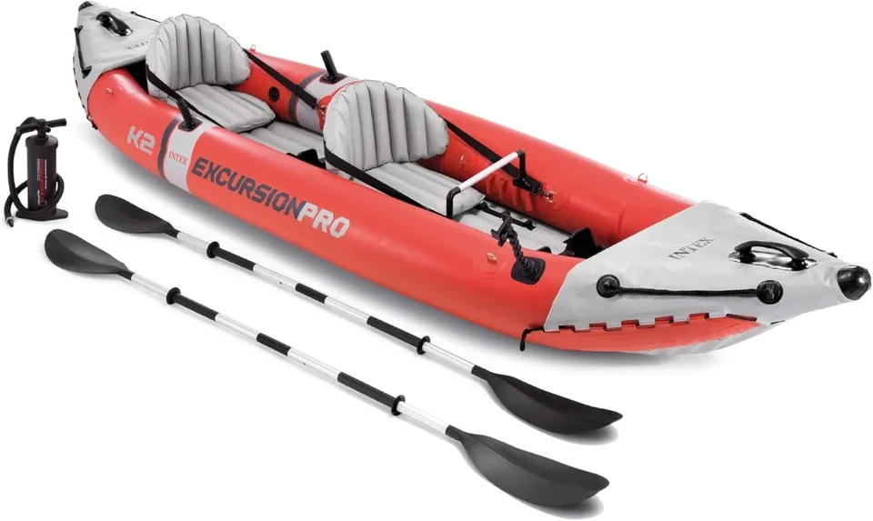 K2 Inflatable Kayak Set with Paddles and Pump