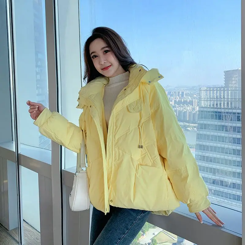 winter-new-female-style-fluffy-hooded-bread-ladies-white-duck-down-jacket-women-solid-warm-puffer-loose-short-coat-g760