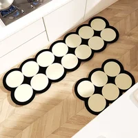 Carpet for Kitchen Non-slip Water Oil Absorption Floor Mat PVC Diatom Mud Free Washing Foot Mats Special-shaped Long Strip Rugs 1
