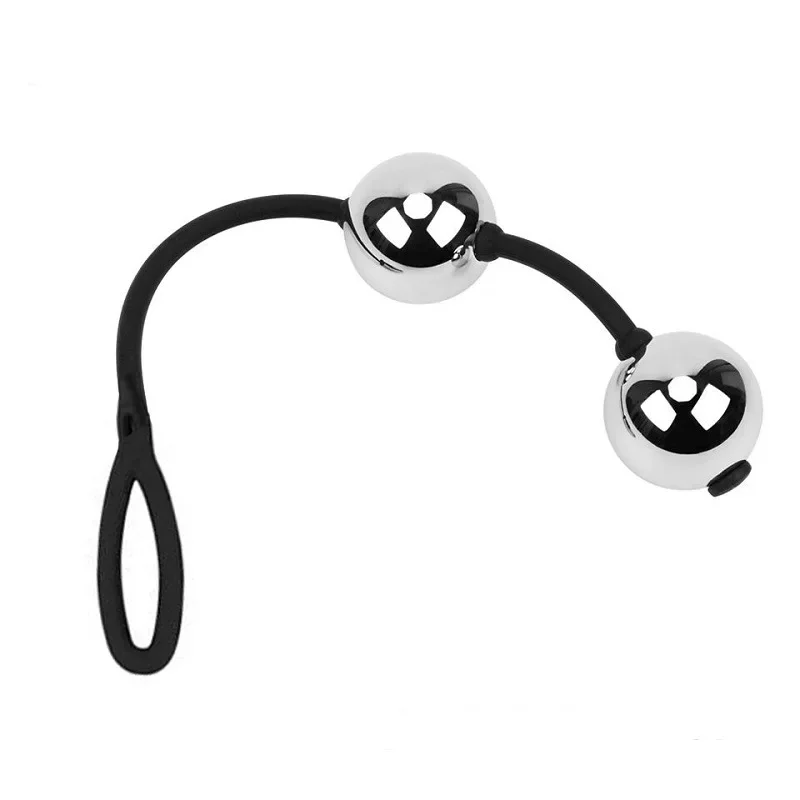 3 Size Metal Anal Beads Butt Plug Silicone Rope Geisha Kegel Balls Vaginal Exerciser for Woman
