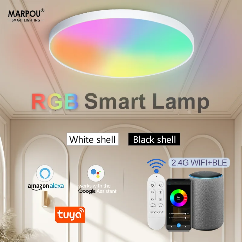 Потолочная лампа RGB Smart Home с Wi-Fi и Bluetooth