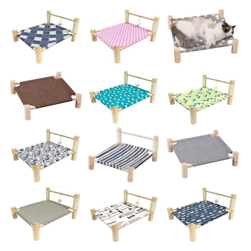 

Cats Resting Cushion Mat Dog Hammock Bed Replaceable Canvas for Small Puppy