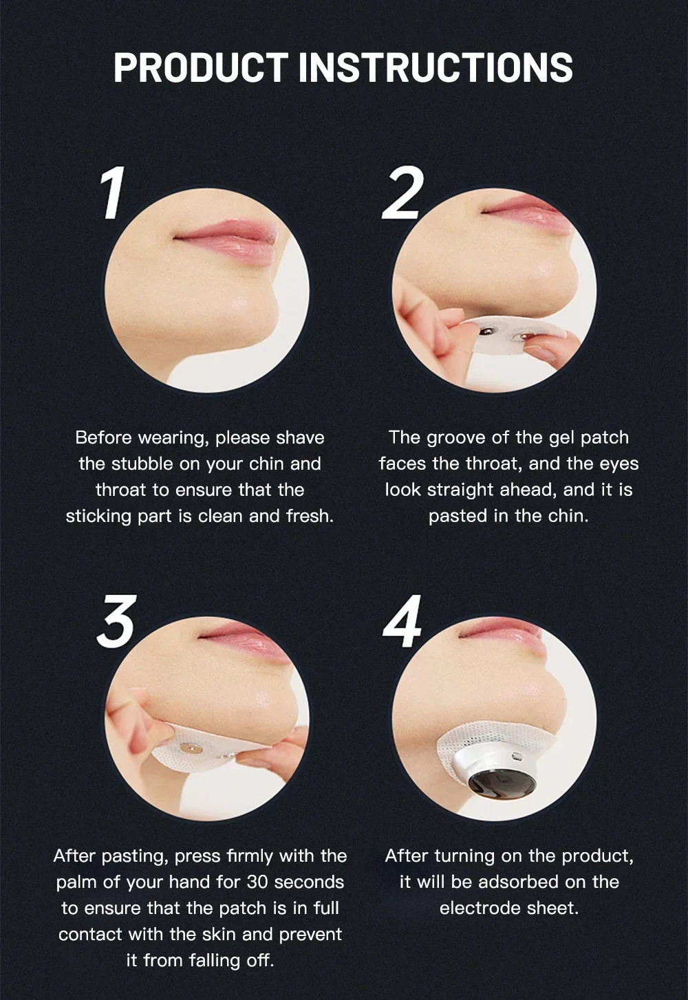 Face Slimming Massager Double Chin Remover Ems Facial Shaper