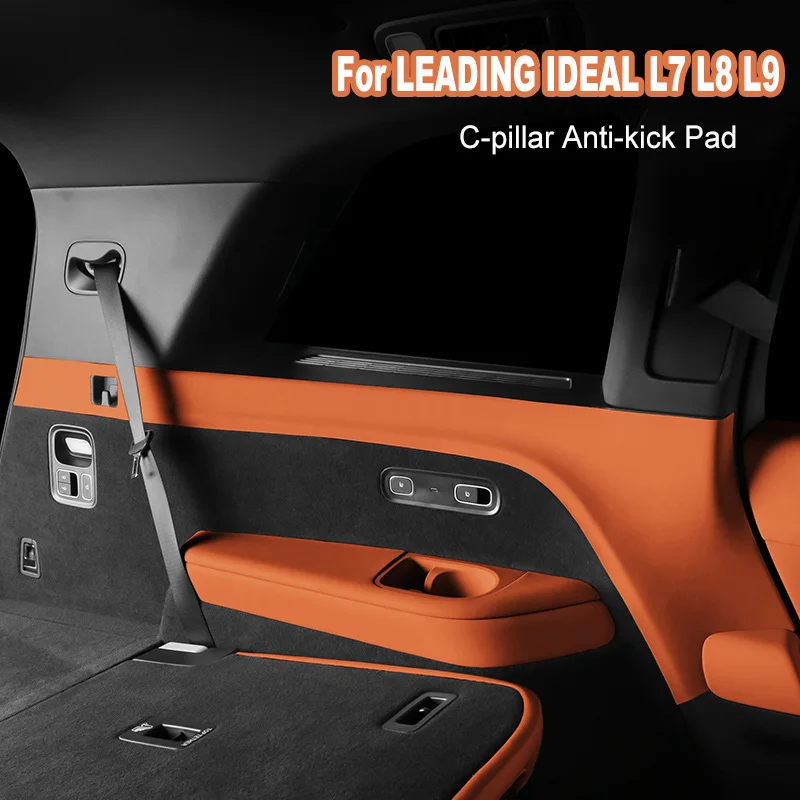 

For LEADING IDEAL LiXiang L7 L8 L9 C-pillar Anti-collision Sticker Protective Rear Anti-Kick Pad Interior Decorative Accessories