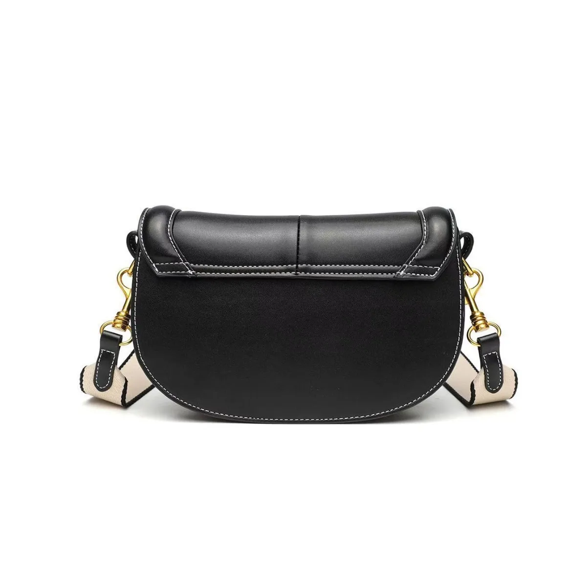 NEW fashion  flap bag designer wide strap saddle shoulder bags luxury pu leather crossbody bag trend small phone purses 2025