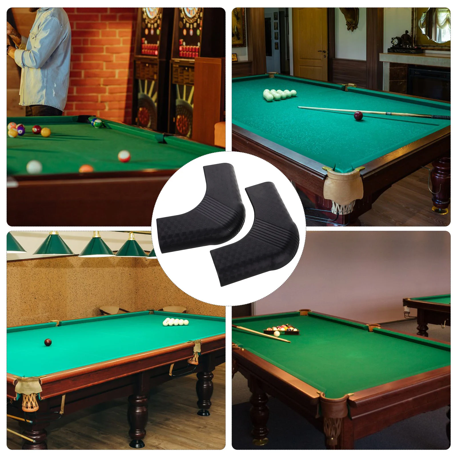 2Pcs Durable Nylon Corner Protectors Billiard Table Guard Furniture Accessories Pool Table Covers Snooker Entertainment