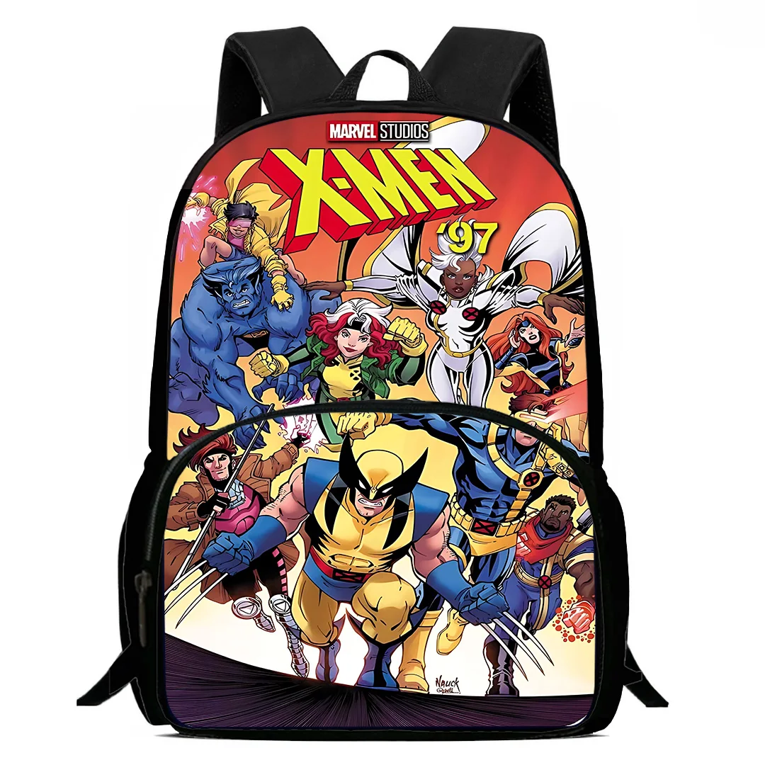 Mochilas de X-Men Magneto Wolverine Profesor X para niños y niñas, regalo de cumpleaños para estudiantes, mochilas escolares para niños, capacidad para acampar, mochila duradera