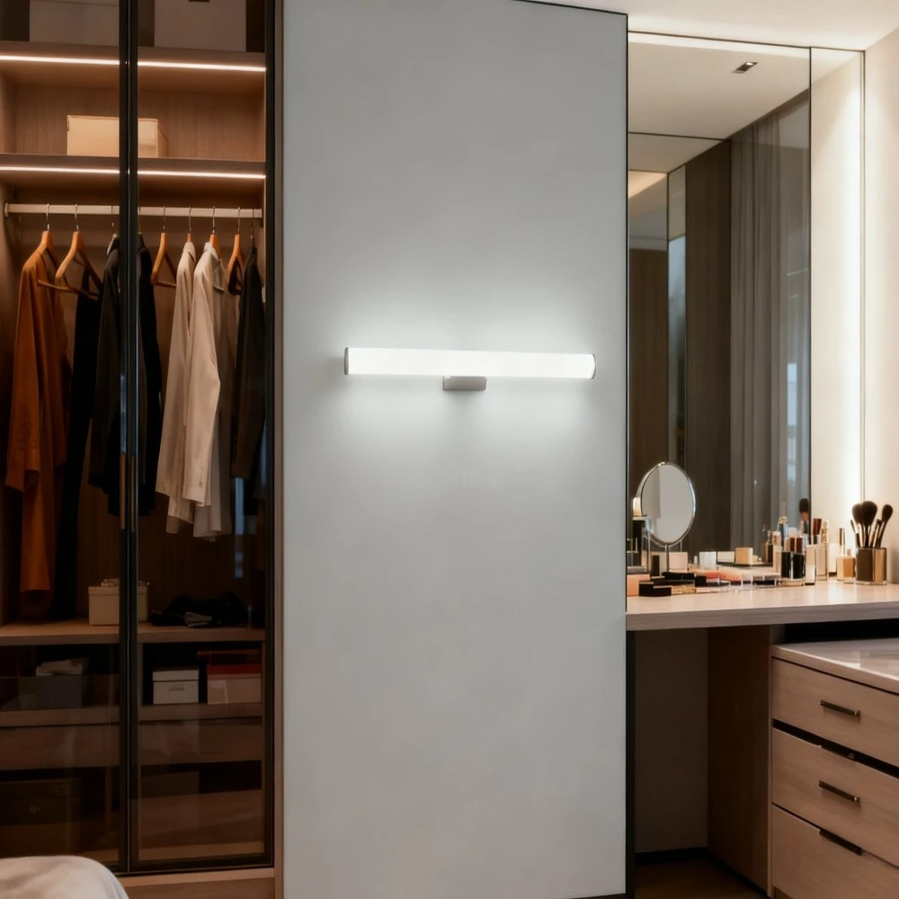 JOYINLED Nordic Style Vanity Light 12W 25CM Waterproof Mirror Lamp with Warm White for Porch Bedroom Bathroom Walkway Balcony