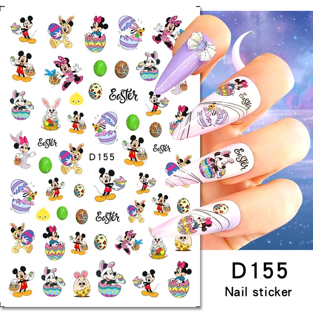 Toy Story Disney Cartoon Nail Stickers The Lion King Stitch Nail Art  Sticker Nail Art Nail Slider Decoration