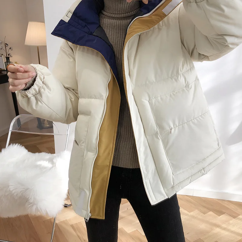2021 Women Winter Coat Long Sleeve Turn Down Collar Women Warm Jacket Coat Tops High Quality Casaco Feminino Women Thick Coat womens parka