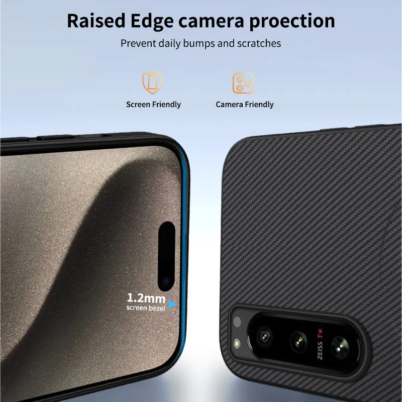 Carbon Fiber Texture Magnetic Case with MagSafe and Wireless Charging Compatibility - Matte Shockproof Soft Cover