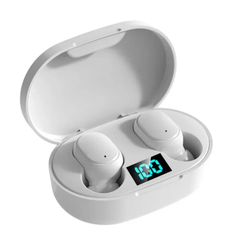 E6S Wireless Earbuds Noise Canceling Waterproof Ear Buds in-Ear Stereo Headphones with LED Display Charging Case 6