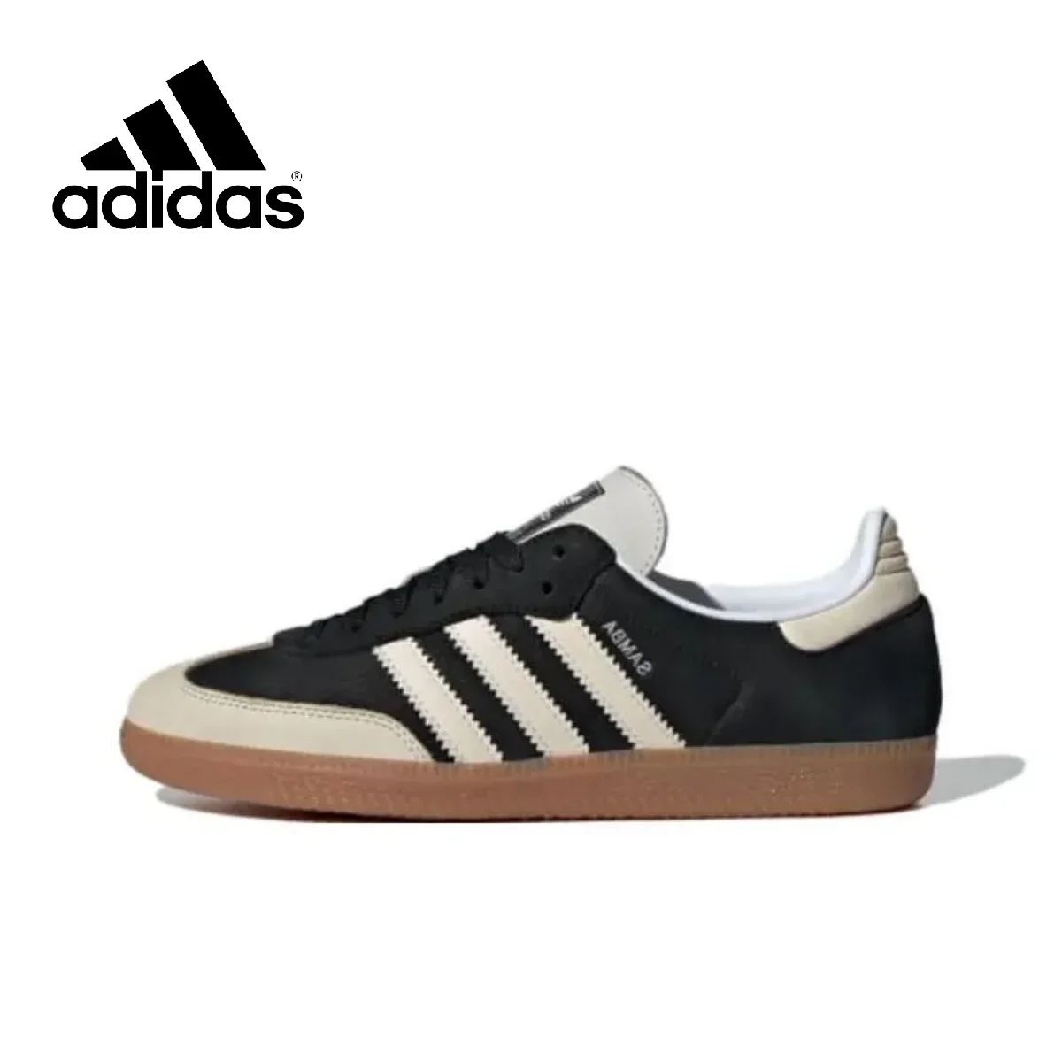 adidas gazelle silver green womens adidas Samba Indoor Shoes, White/Black/Red / 6 main image 0