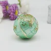 SHINNYGIFTS Christmas Gifts Pewter Enamel Global Jewelry Gift Box Metal Trinket Box New Year Gifts Box 5