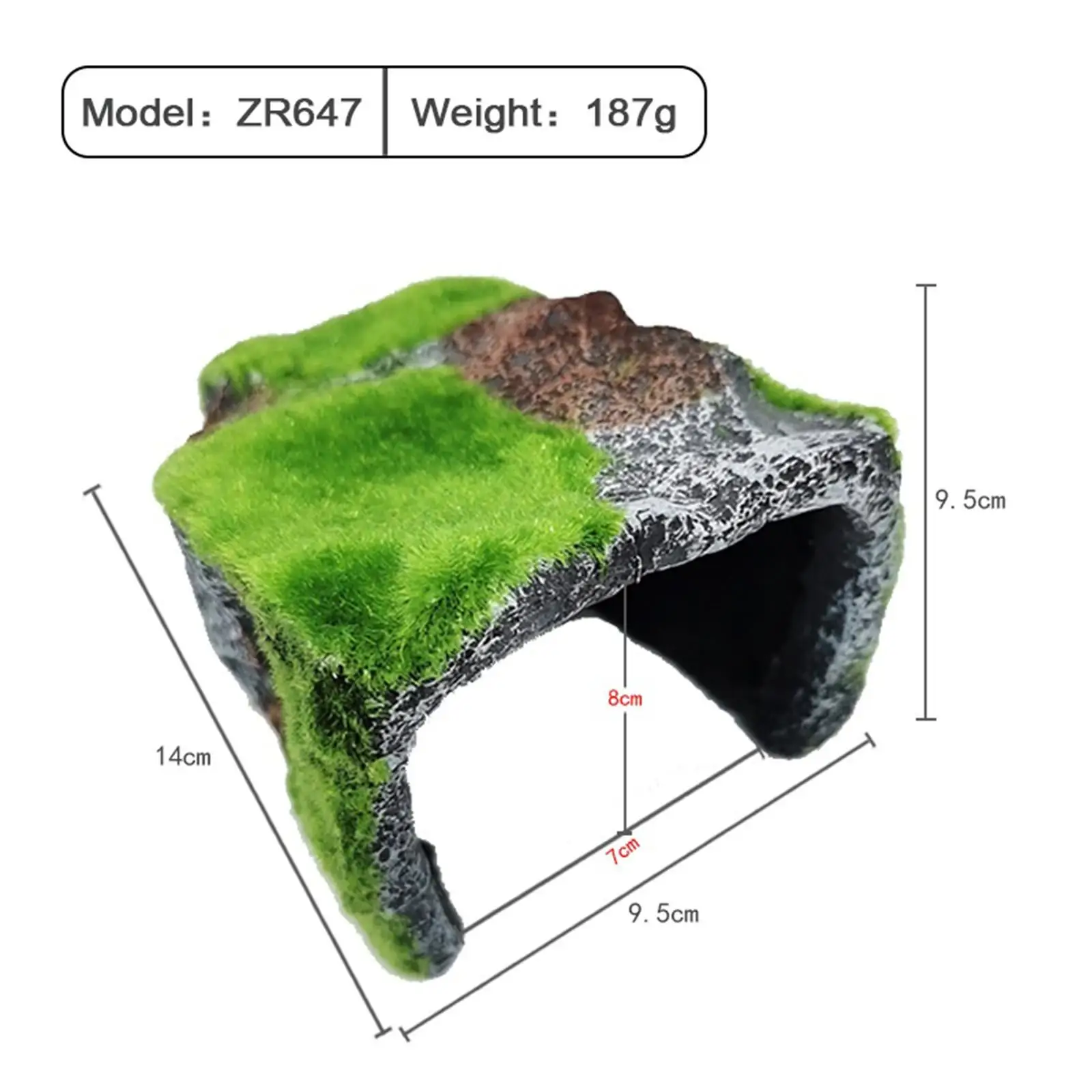 Novelty Pet Reptile Hiding Cave Decor Resin Material Pet Supplies Novelty Pet Reptile Hiding Cave Decor Resin Material Pet Supplies