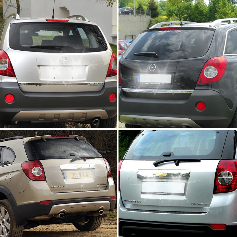 2Pcs For Chevy Chevrolet Captiva 2006- LED Number License Plate Lights Lamps For