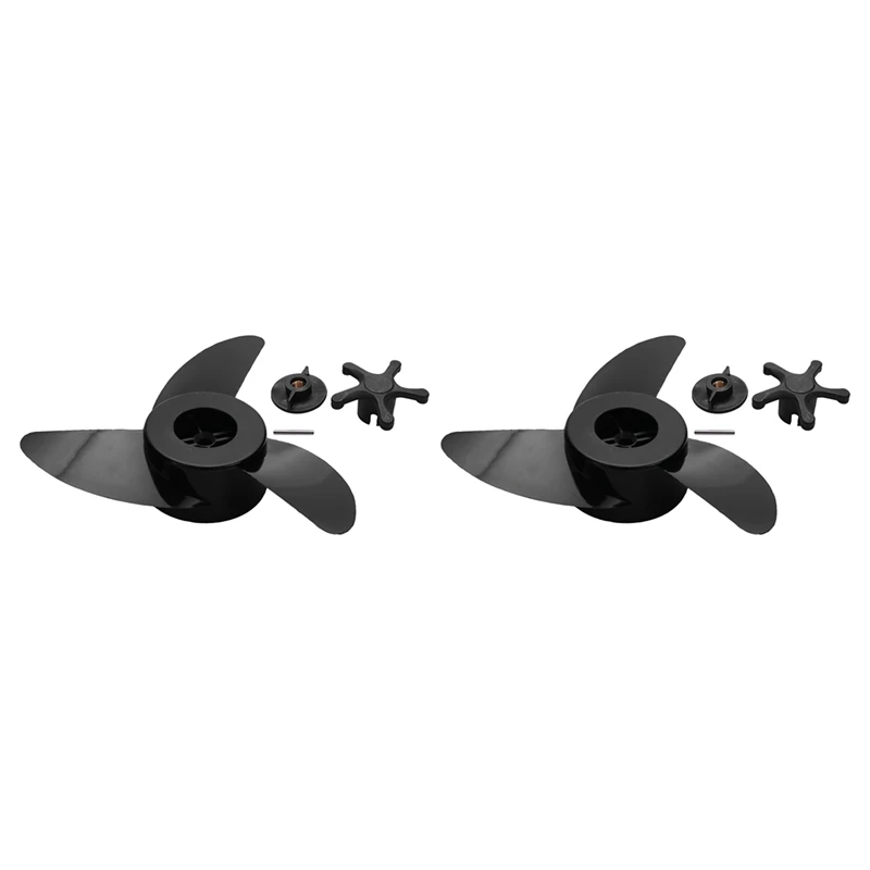 

2X Motor Boat Propeller Electric Propeller Propeller Outboard Motor Electric Motor For Haibo Et34 Et44 Et54