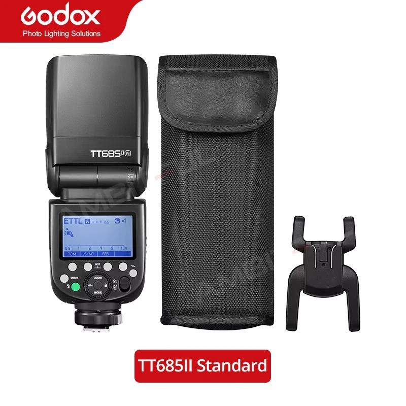 GODOX TT685II Camera Flash Light TTL 2.4G HSS 1/8000s GN60 Wireless Speedlite TT685 II for Canon Nikon Sony Olympus Fuji