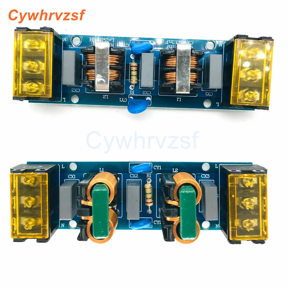 AC 110V 220V 6A/25A Power Filter EMI Filter Audio Power Filter Power Purifier Board noise FOR