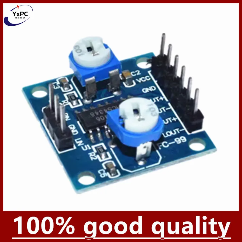 

PAM8406 Power Digital Amplifier Board With Volume Potentiometer 5Wx2 Stereo