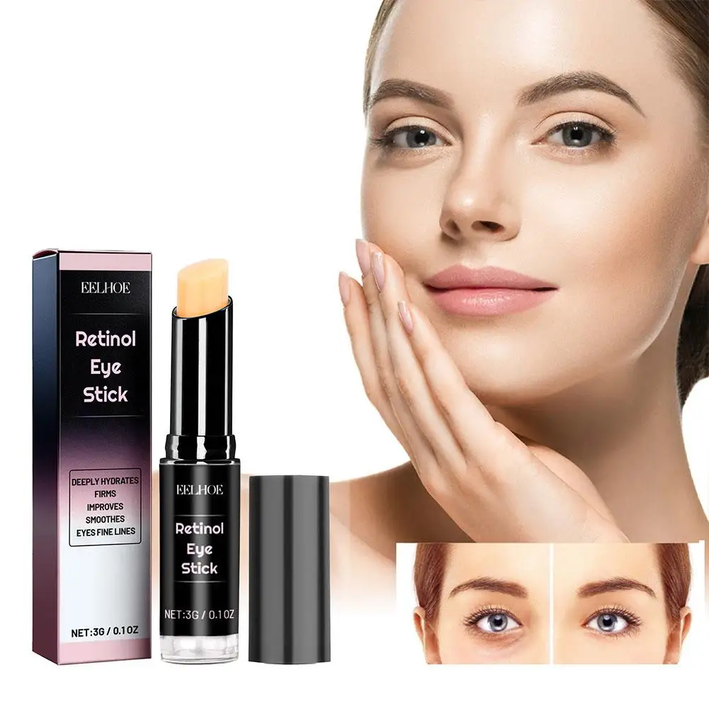

1pcs Retinol Anti-wrinkle Eye Cream Anti Puffiness Remove Stick Circles Fade Dark Bags Eye Fine Whitening Skin Line Moistur Q1P4