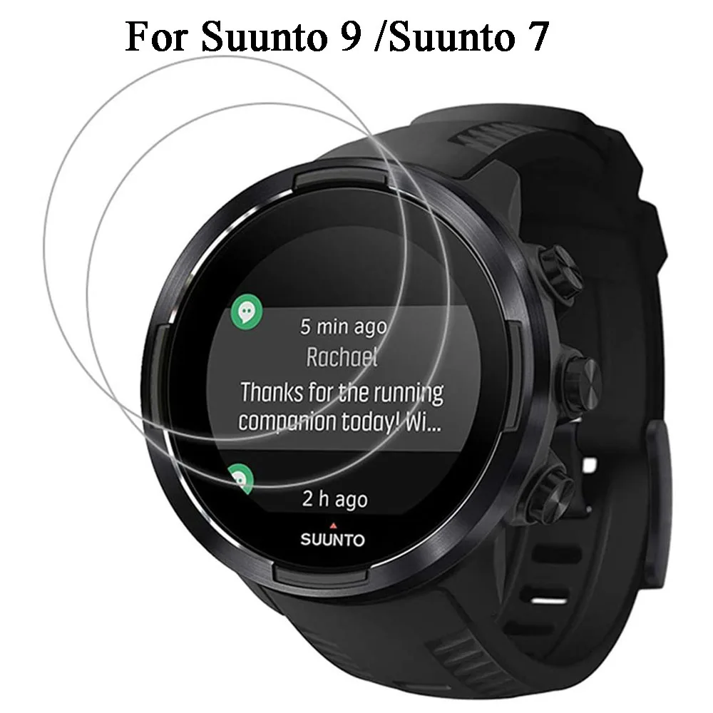 Suunto 9 /Suunto 7 Smartwatch 강화 유리 커버 9H LTE 2.5D 안티 스크래치 투명 보호용 2PC 화면 보호..