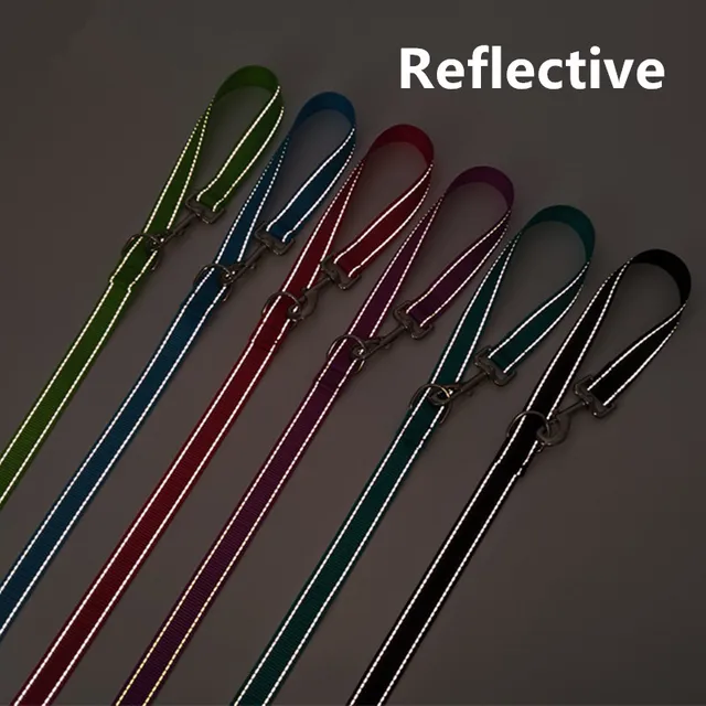 Dog Leash Reflective Double Leashes for Dogs Walking Nylon Dog Leash Walker Multifunction Dogs Leashes for Training Accessories 4