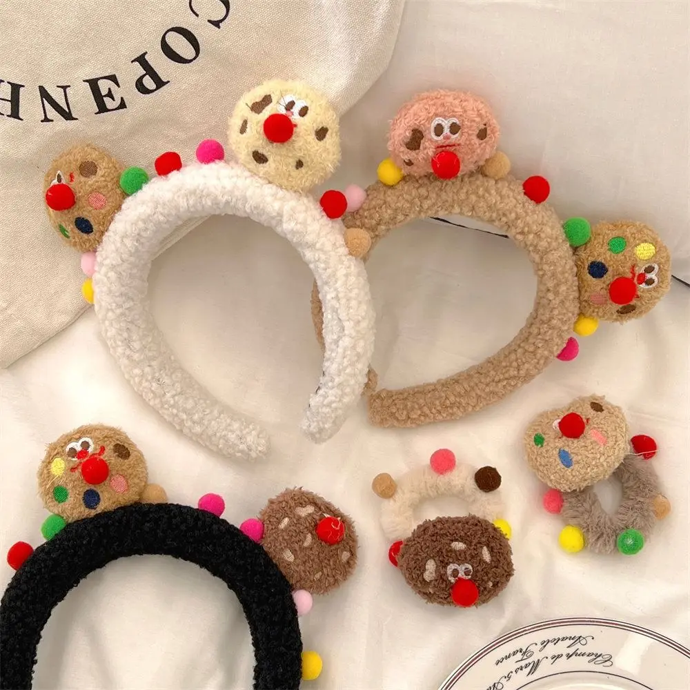 

Plush Cookies Headband Lovely Hair Accessories Hairbands Funny Hair Hoop Korean Style Headpiece Cartoon Hair Hoop Wash Face