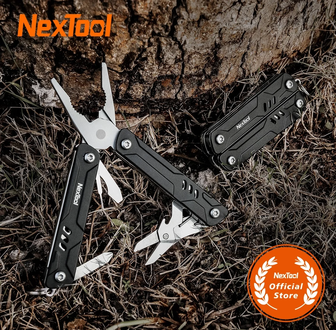 NexTool 미니 세일러 플라이어 버전 EDC 멀티툴, 핸드 플라이어 도구, 미니 포켓 접이식 나이프, 가위 스크루 드라이버, 10 in 1