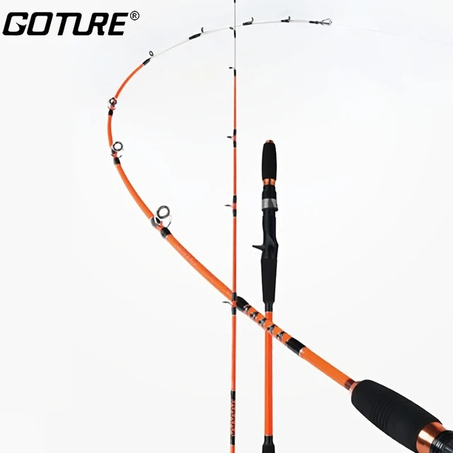 Goture 1.55m 5.09FT Solid Super Soft Tip Top Spinning Casting Fishing Rod  High-Density Carbon Pole Saltwater Boat Fishing Rods - AliExpress