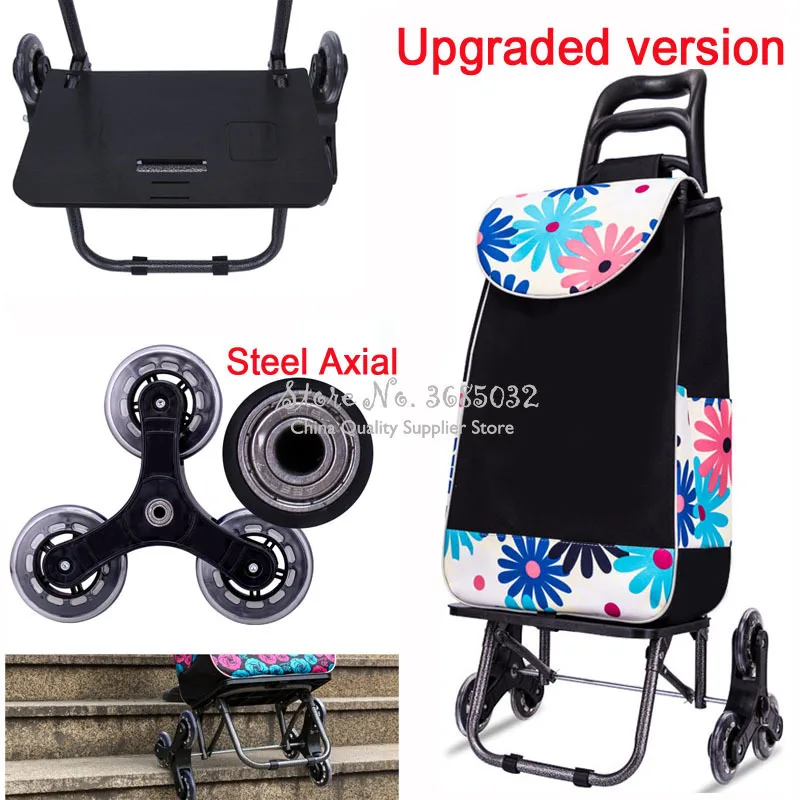 Last25l Lightweight Folding Shopping Carts Sturdy Hand Carts Trolleys