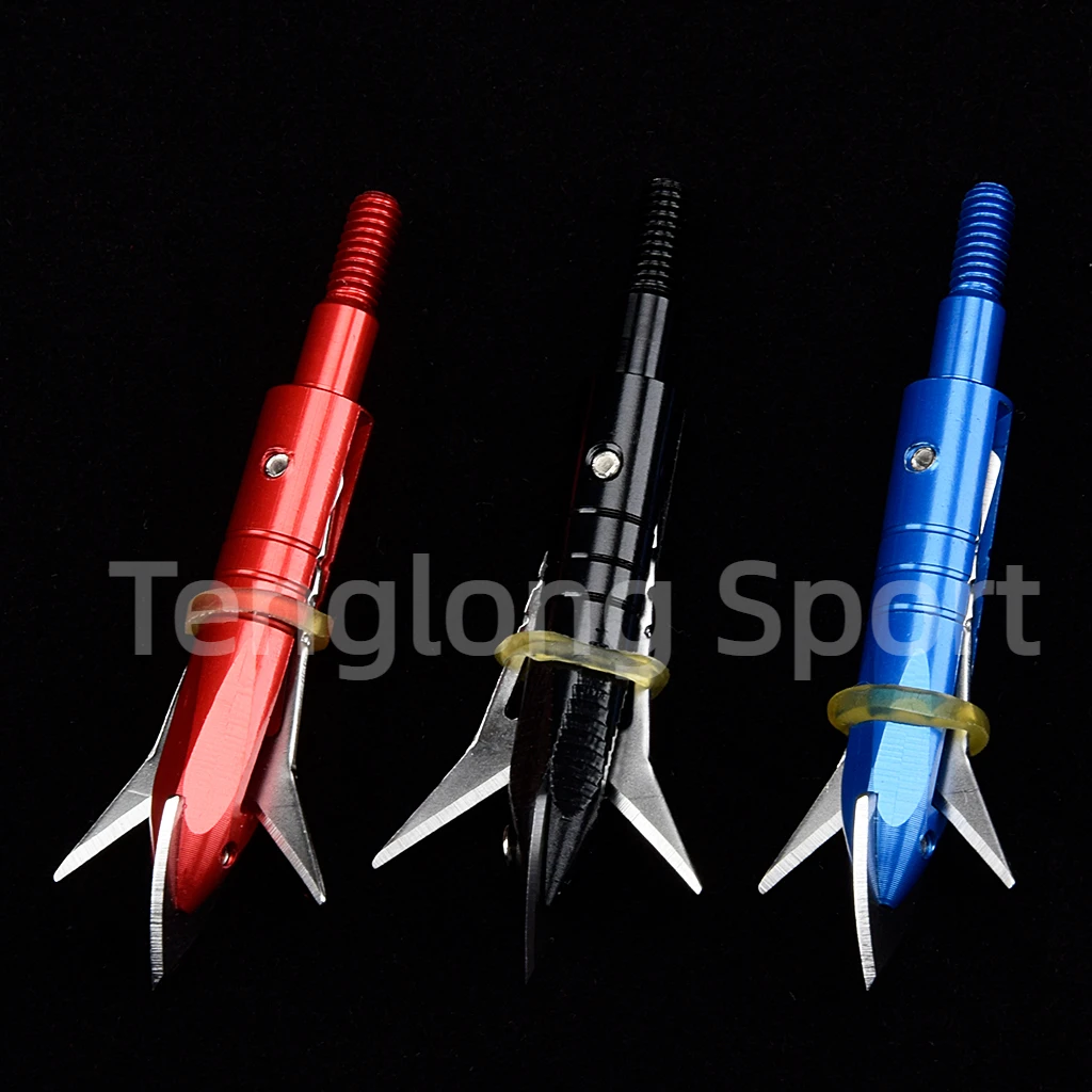 

Archery Arrow Head 100 Grain Stainless Steel Hunting Broadheads For Hunting Sport Accessories 3pcs/lot