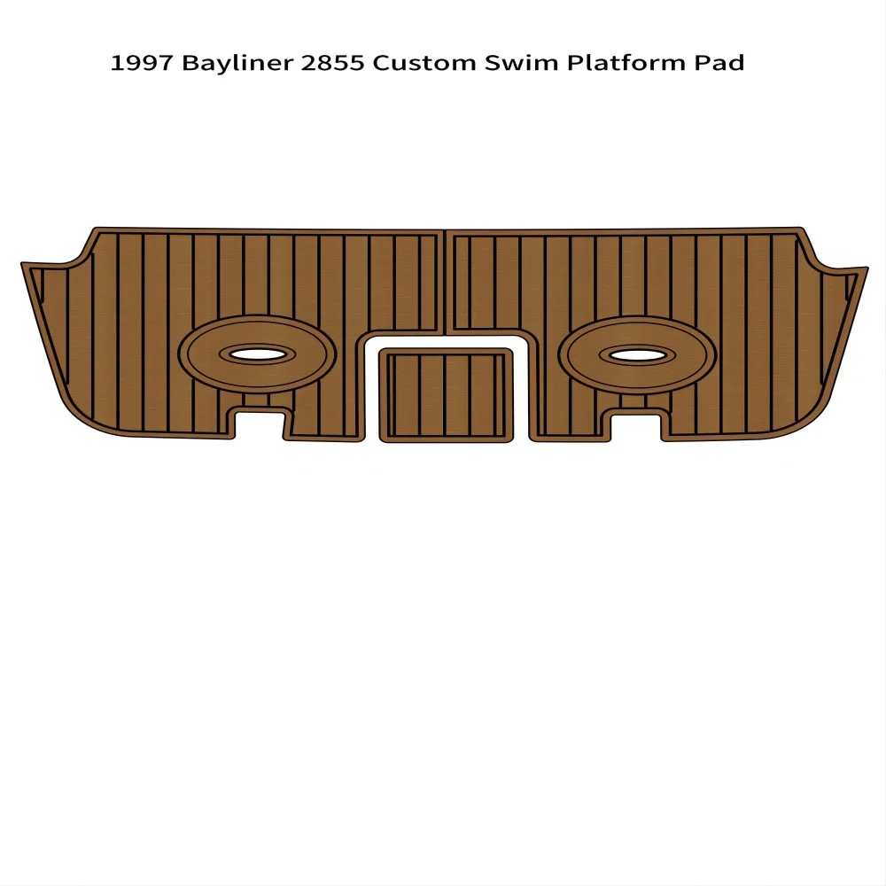 Quality 1997 Bayliner 2855 Custom Swim Platform Boat EVA Foam Teak Deck Floor Pad Mat