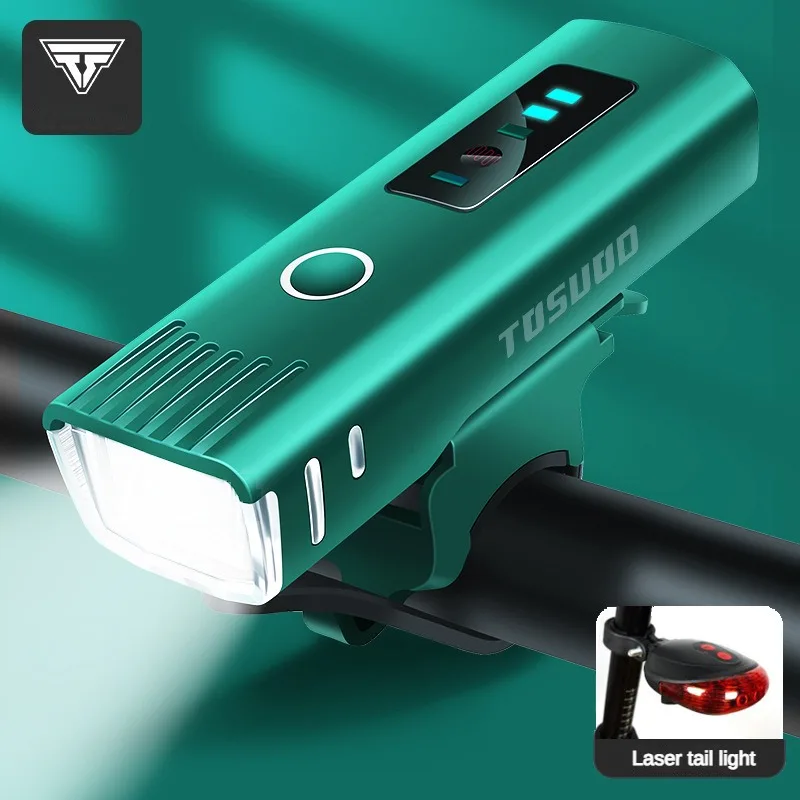 TOSUODBicycleLightHeadlightChargingSmartSensorStrongLight